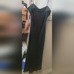 Long black ball gown sz 16